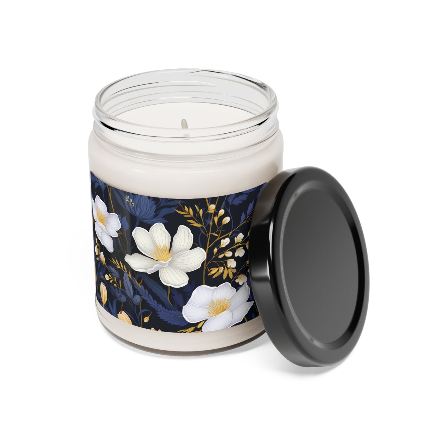 Floral Immersive Aroma Scented Soy Candle - 9oz, Natural, Customizable, and Perfect for Any Space