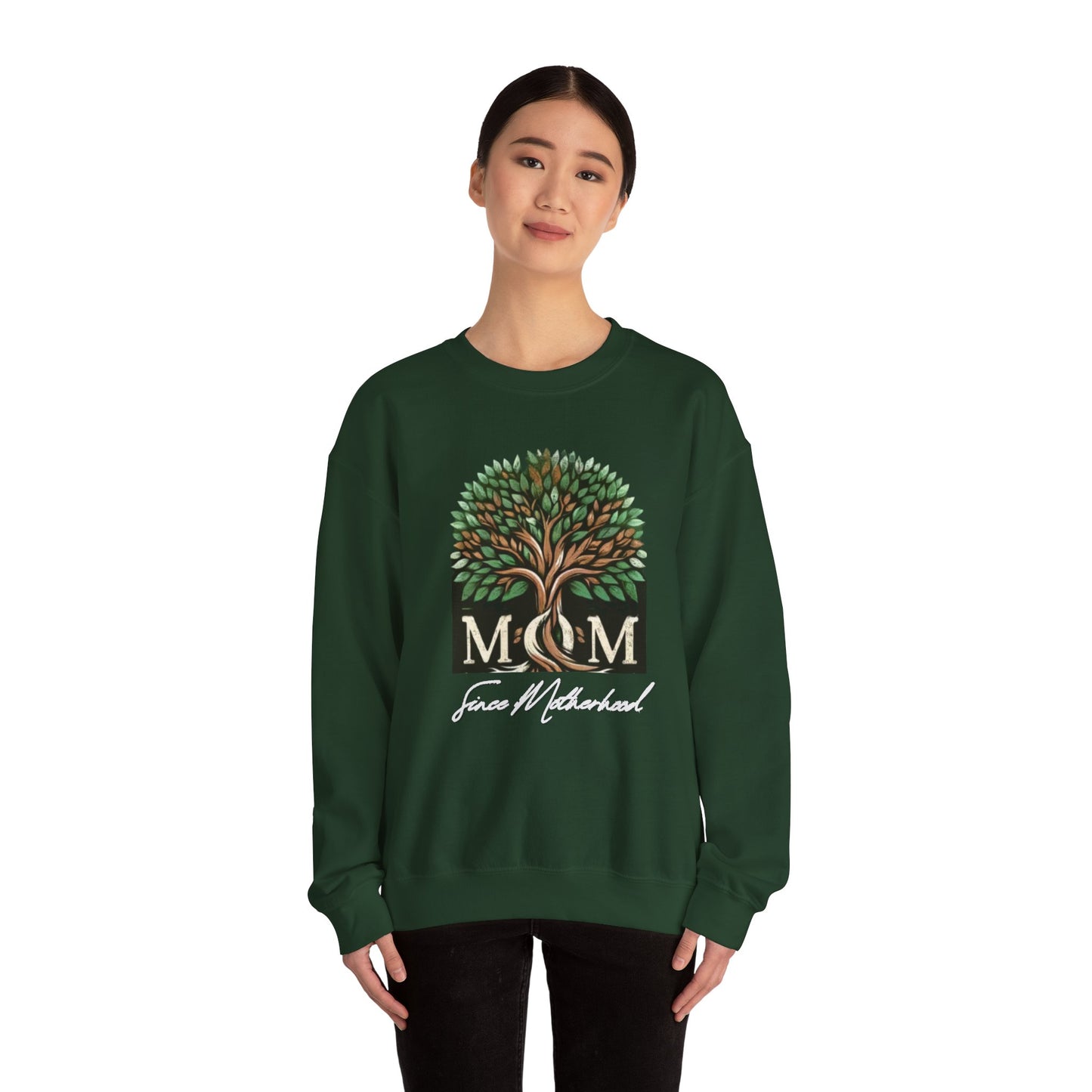 Unique Mother's Day Sweatshirt, Tree of Life Design, MOM Fine Motherhood, Perfect Gift for Mom