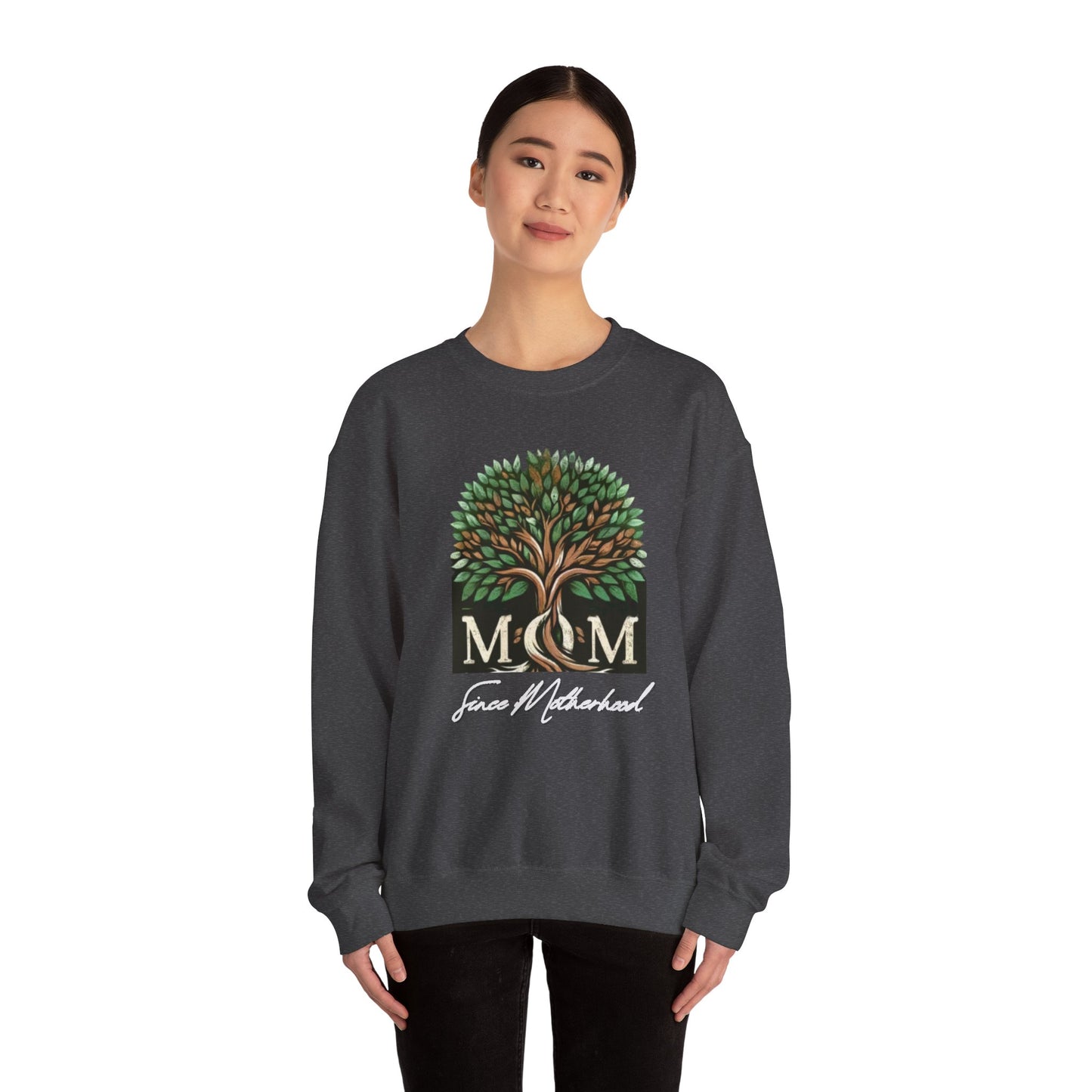 Unique Mother's Day Sweatshirt, Tree of Life Design, MOM Fine Motherhood, Perfect Gift for Mom