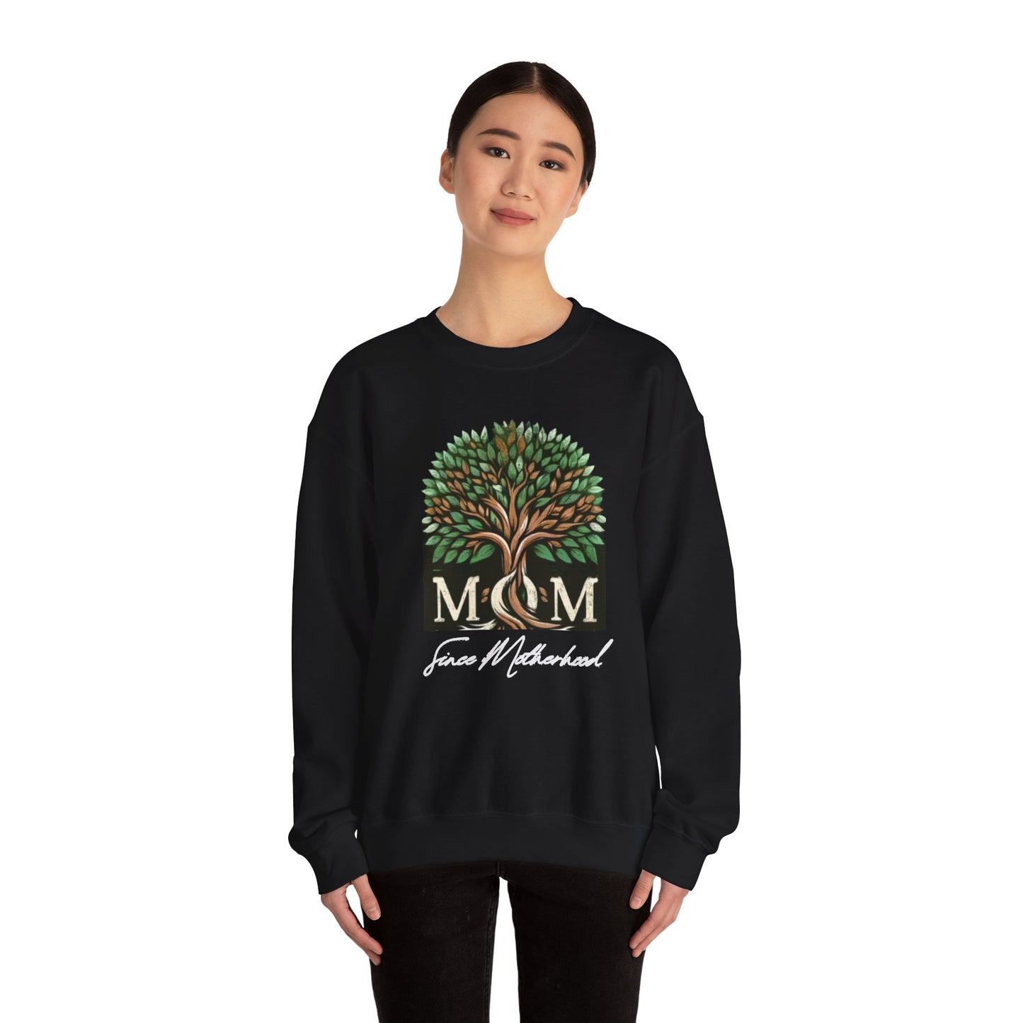 Unique Mother's Day Sweatshirt, Tree of Life Design, MOM Fine Motherhood, Perfect Gift for Mom